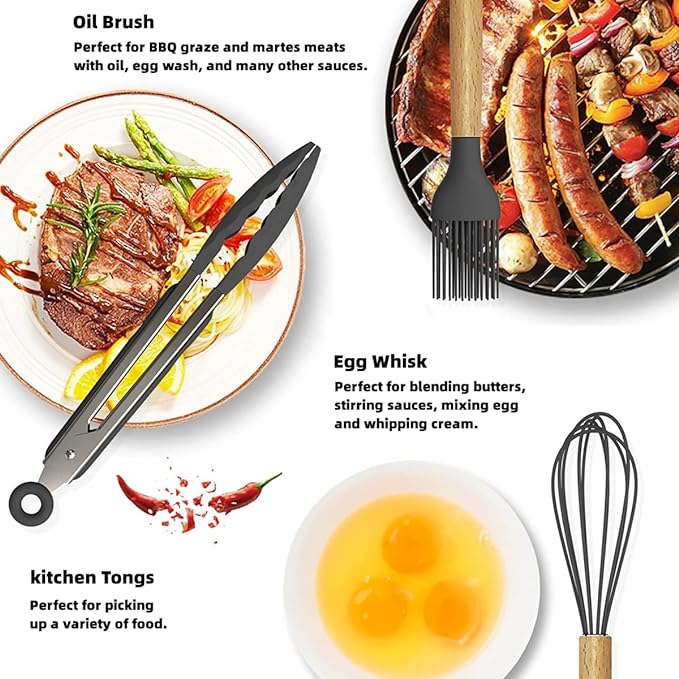 12 Pcs Cooking Utensils Set - Drivonza Mart